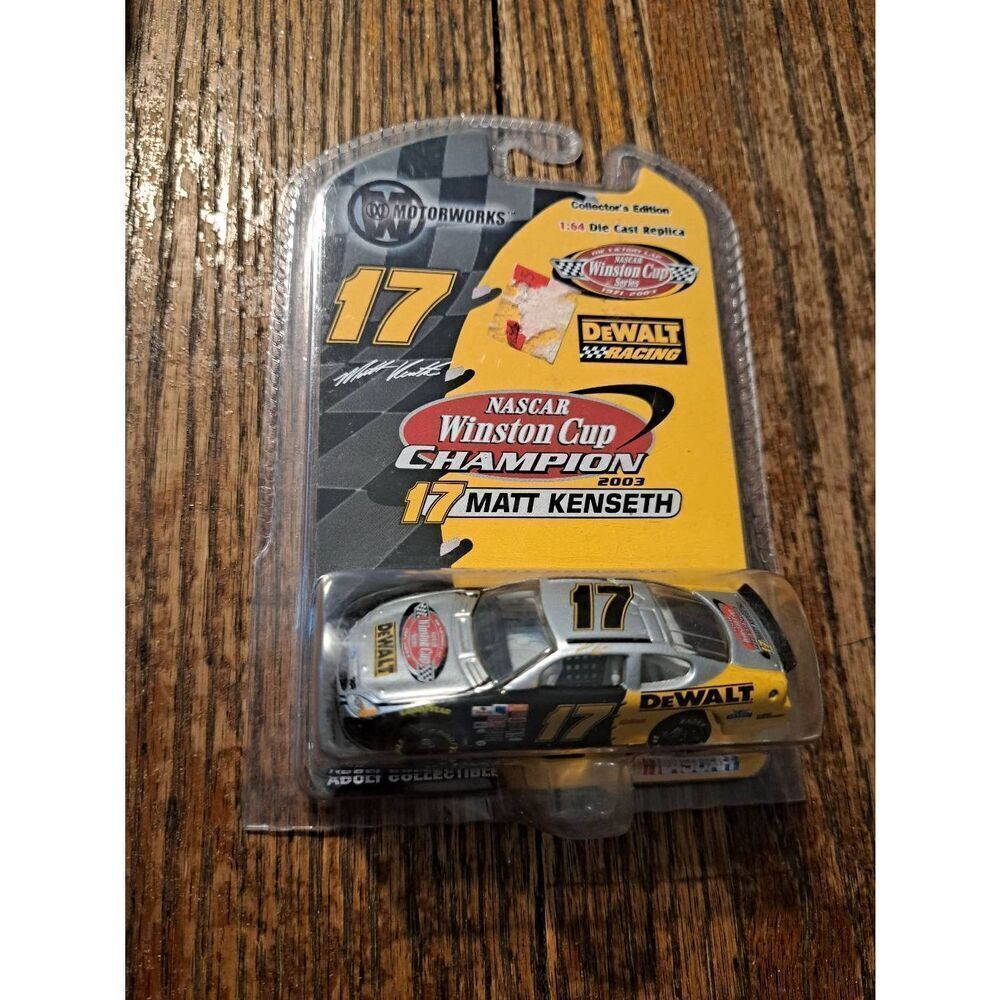 2003 Matt Kenseth 17 DeWalt NASCAR 1:64 Diecast Race Car NOS Collector's Edition